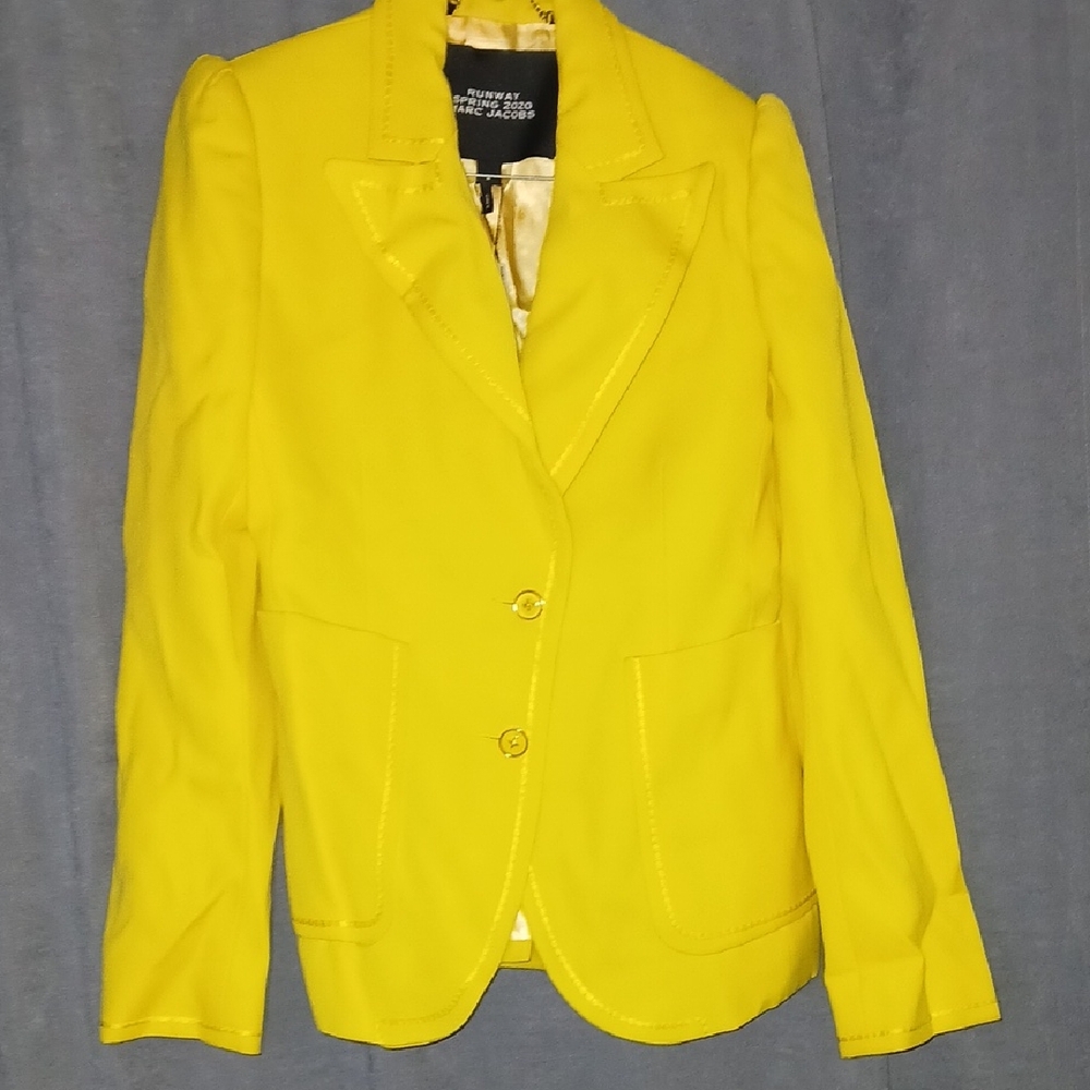 Marc Jacobs Bright Yellow Blazer
